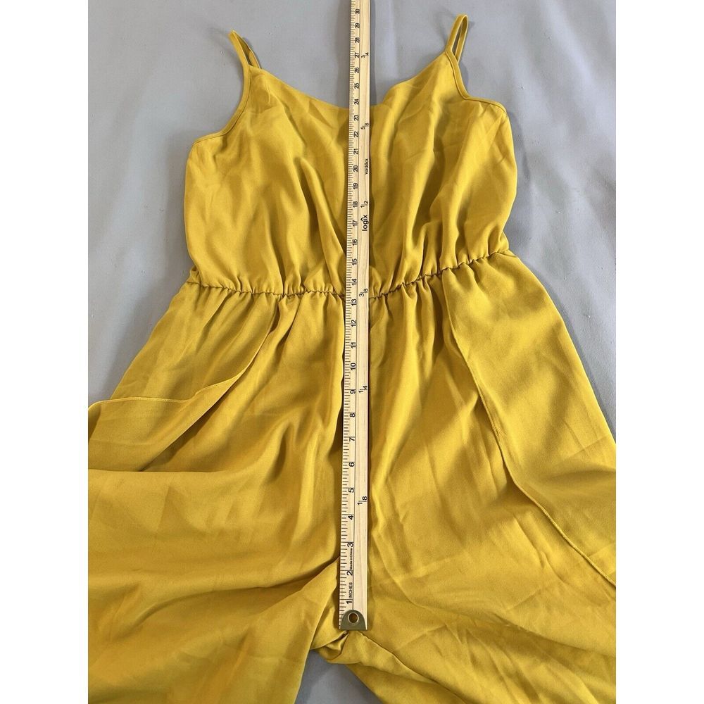 Emery Rose Jumpsuit Yellow Sz Large NWT Women's - Picture 6 of 12